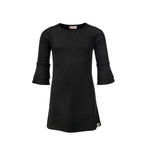 Looxs Jurk Met Trompetmouwen Zwart looxs kopen in de aanbieding Looxs Jurk Met Trompetmouwen Zwart looxs kopen in de aanbieding