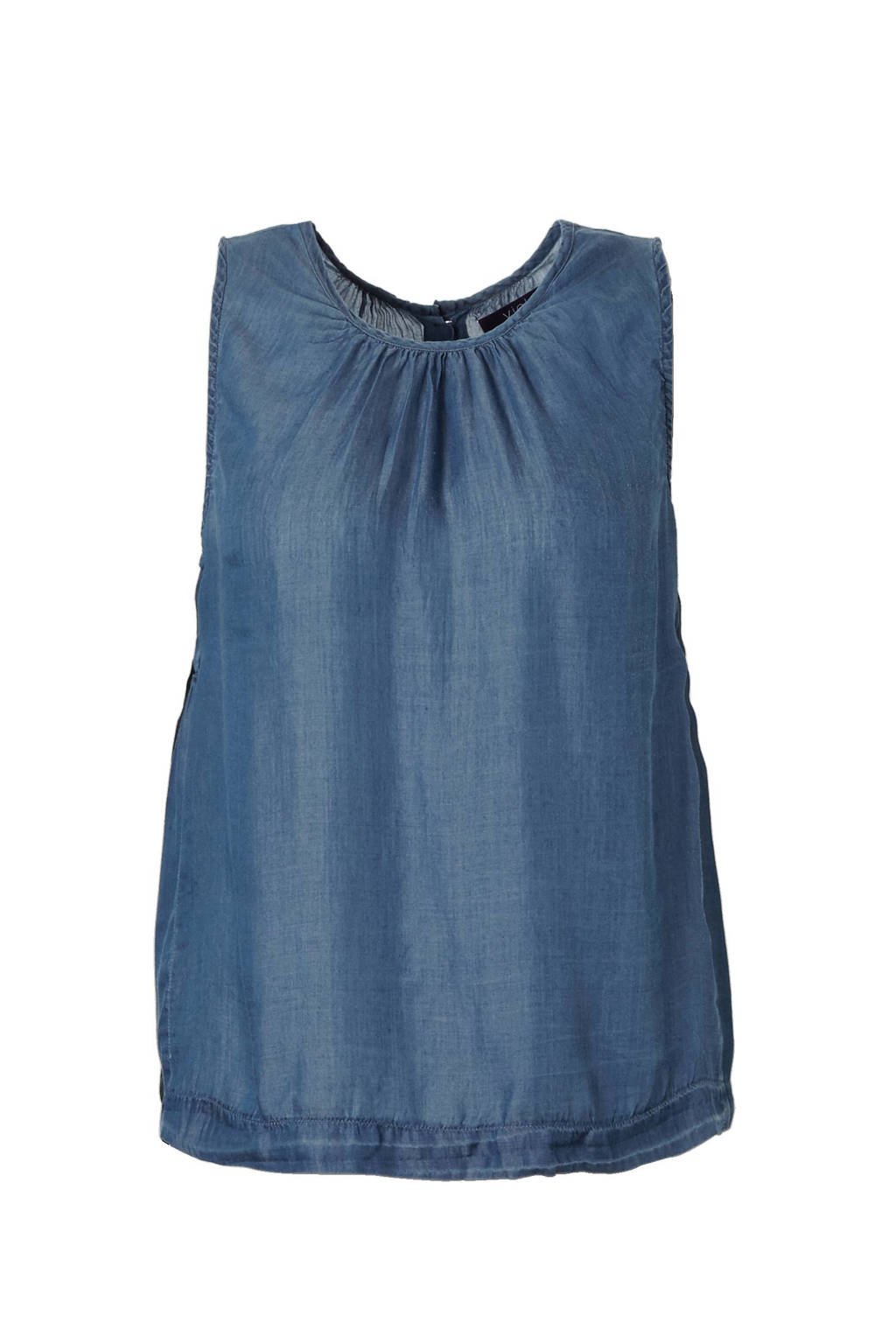 Violeta by Mango denim top, Blauw