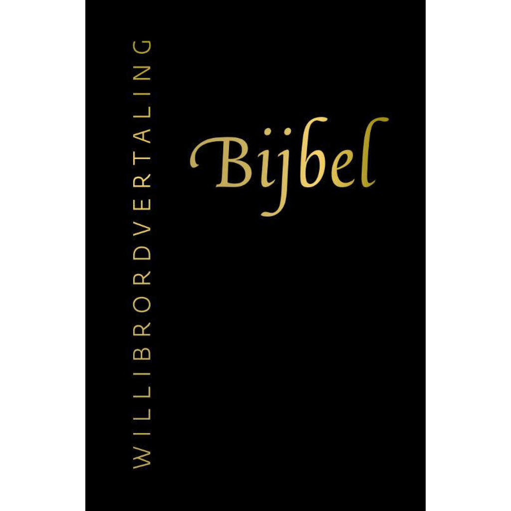Bijbel (Willibrordvertaling) in leer met goudsnee (zwart)