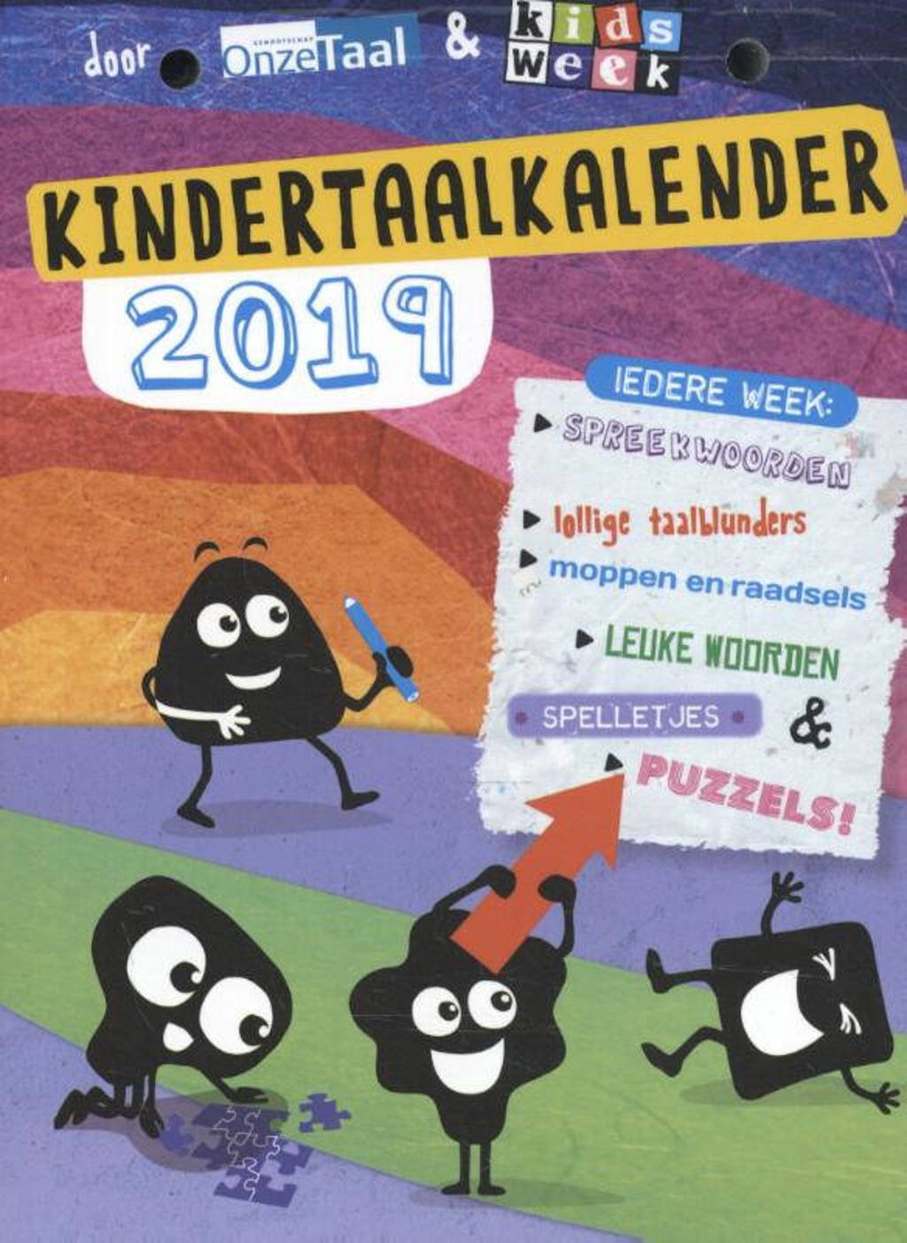 Kindertaalkalender 2019 - Genootschap Onze Taal