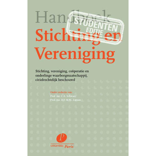 Handboek Stichting Vereniging Studenteneditie huismerk kopen in de aanbieding