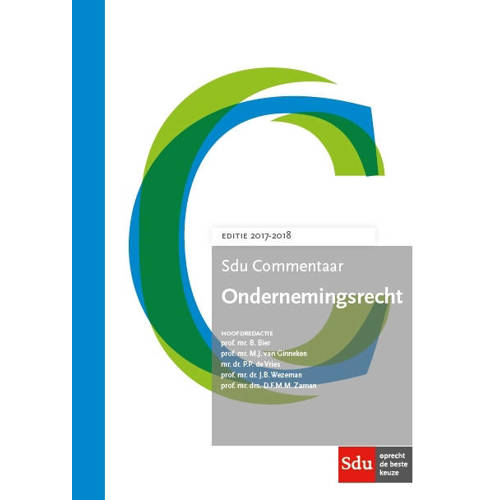 Sdu Commentaar Ondernemingsrecht huismerk kopen in de aanbieding
