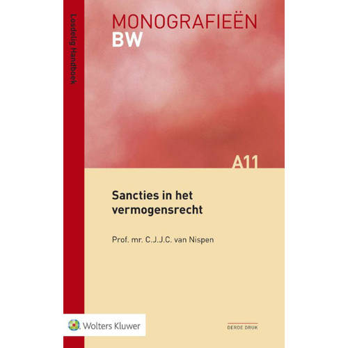 Monografieen Bw Sancties In Het Vermogensrecht Cjjc Van Nispen huismerk kopen in de aanbieding