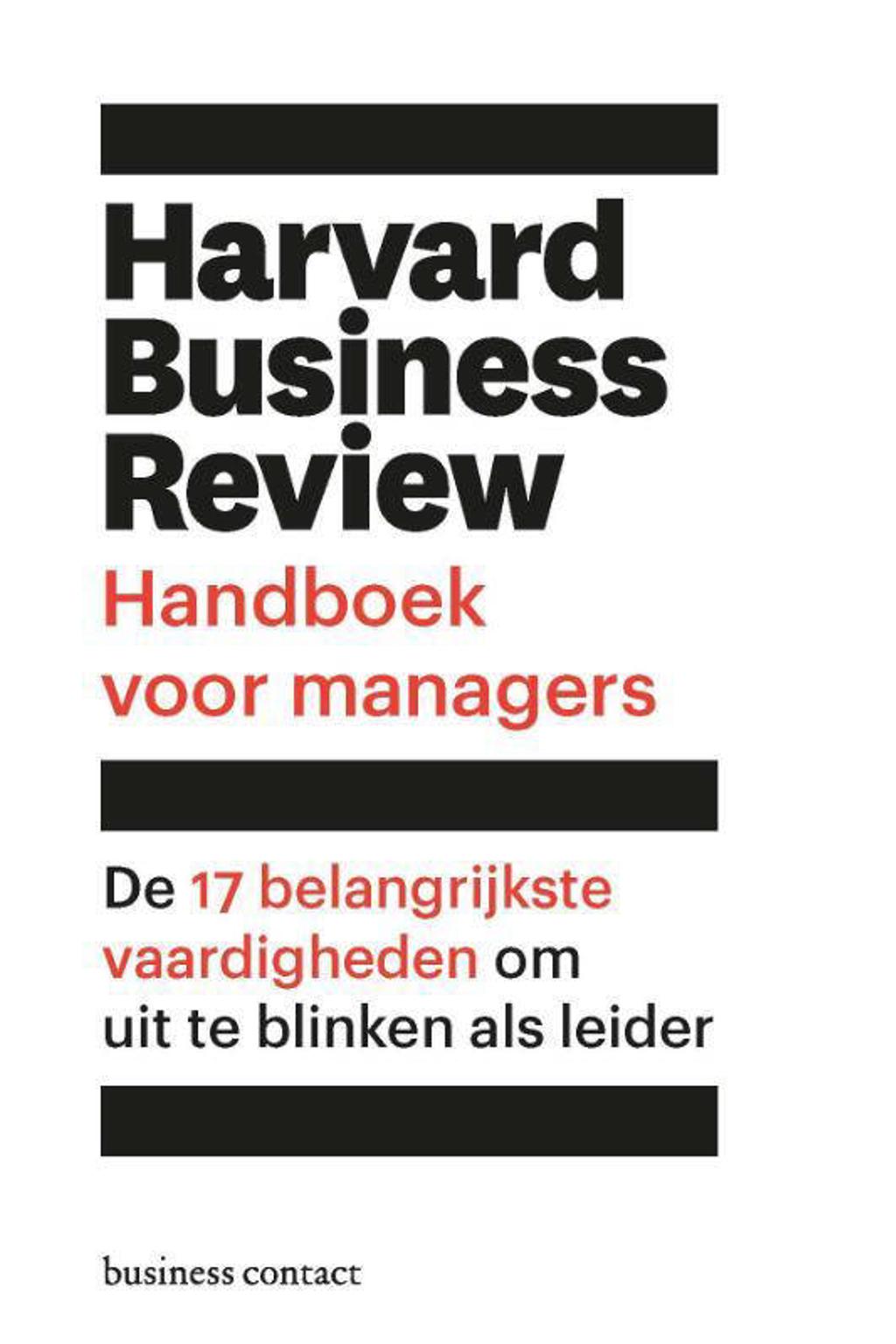 Harvard Business Review Harvard Business Review handboek voor managers ...