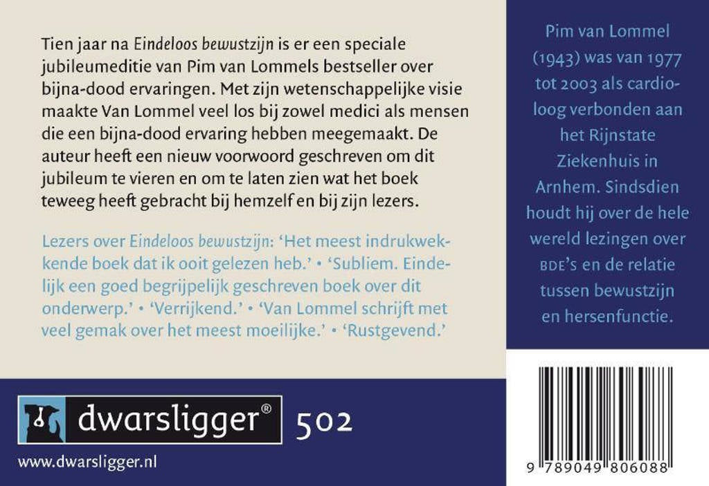 Pim van Lommel Eindeloos bewustzijn | wehkamp