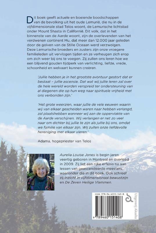 Aurelia Louise Jones Telos Onthullingen over het Nieuwe Lemurië wehkamp