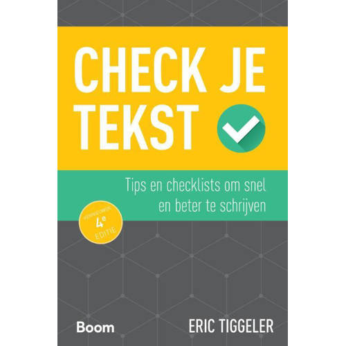 Check Je Je Tekst Eric Tiggeler huismerk kopen in de aanbieding