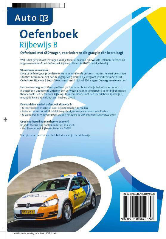 ANWB Oefenboek Rijbewijs B Kopen? | Morgen In Huis | Wehkamp