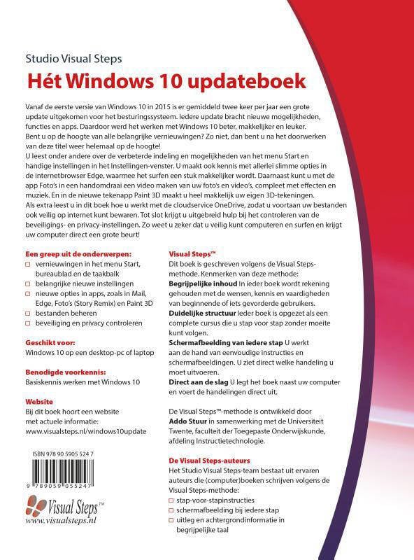 Studio Visual Steps Hét Windows 10 Updateboek | Wehkamp