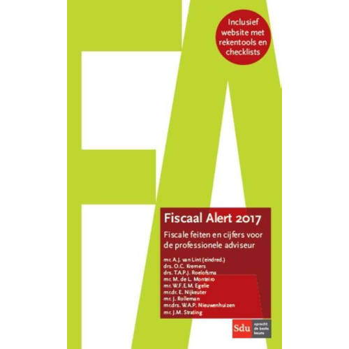 Fiscaal Alert 2017 huismerk kopen in de aanbieding Fiscaal Alert 2017 huismerk kopen in de aanbieding