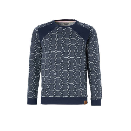 Dj Dutchjeans Sweater Met Grafische Print Blauw dj dutchjeans kopen in de aanbieding Dj Dutchjeans Sweater Met Grafische Print Blauw dj dutchjeans kopen in de aanbieding