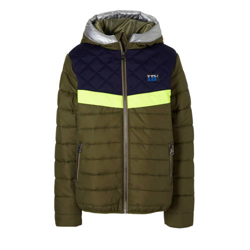 Indian Blue Jeans Winterjas Kaki indian blue jeans kopen in de aanbieding