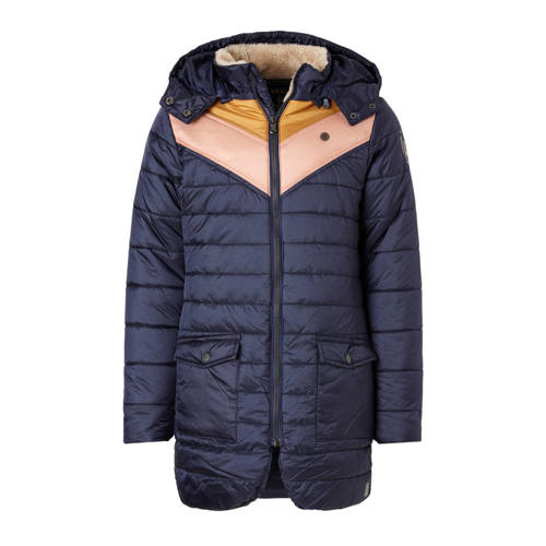 Indian Blue Jeans Winterjas Blauw indian blue jeans kopen in de aanbieding