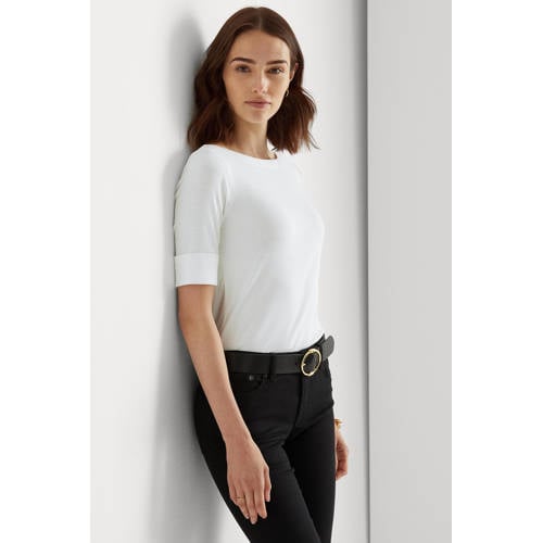 Lauren Ralph Lauren top JUDY wit afbeelding