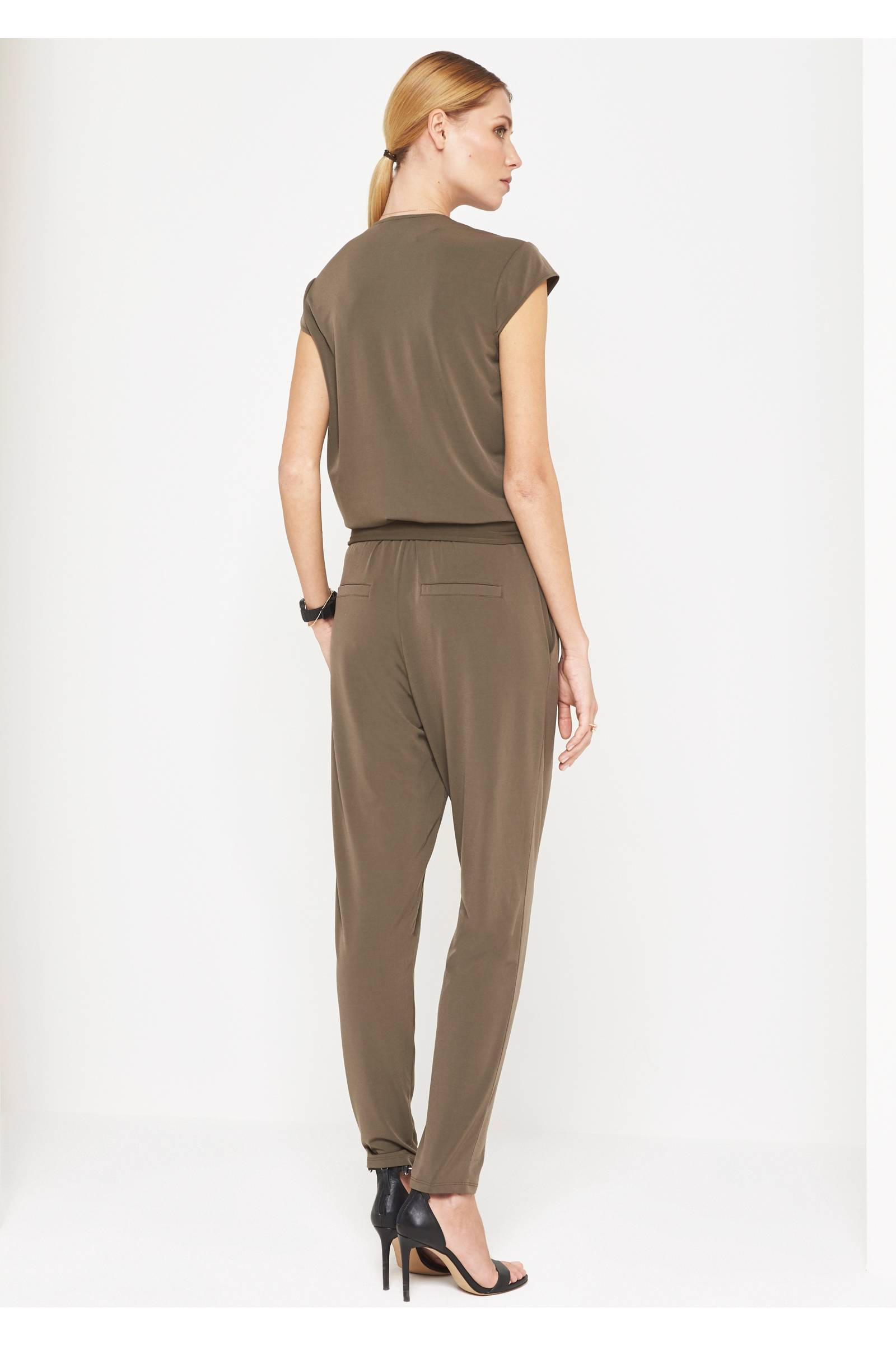 comma jumpsuit taupe