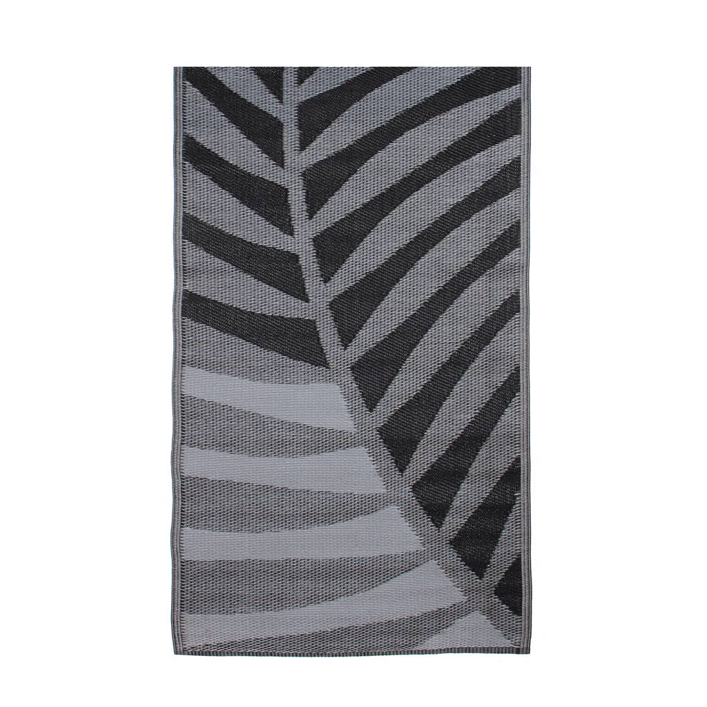 House of Seasons buitenkleed (180x90 cm), Zwart/grijs