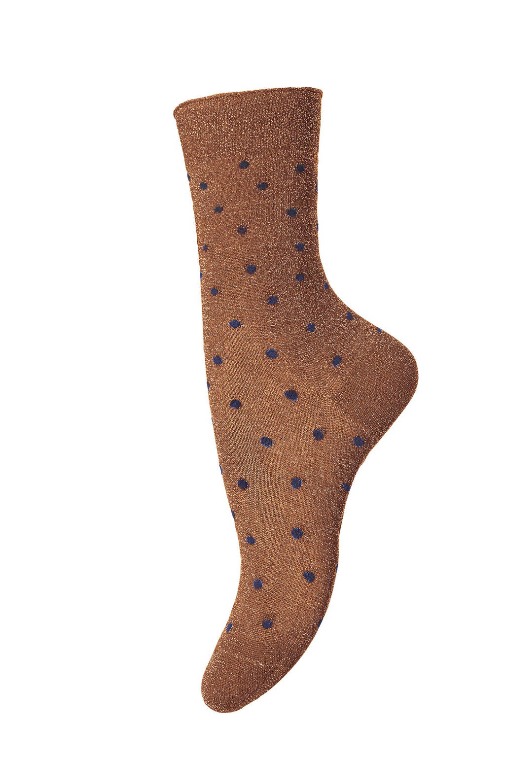 mp Denmark glitter sokken Stip, Bruin