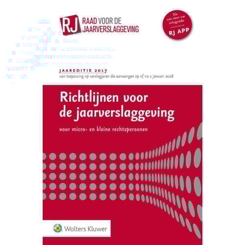 Richtlijnen Voor De Jaarverslaggeving Micro En Kleine Rechtspersonen 2017 huismerk kopen in de aanbieding Richtlijnen Voor De Jaarverslaggeving Micro En Kleine Rechtspersonen 2017 huismerk kopen in de aanbieding