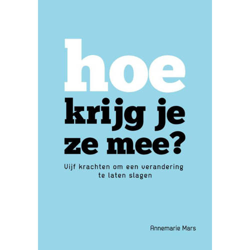 Hoe Krijg Je Ze Mee Annemarie Mars huismerk kopen in de aanbieding