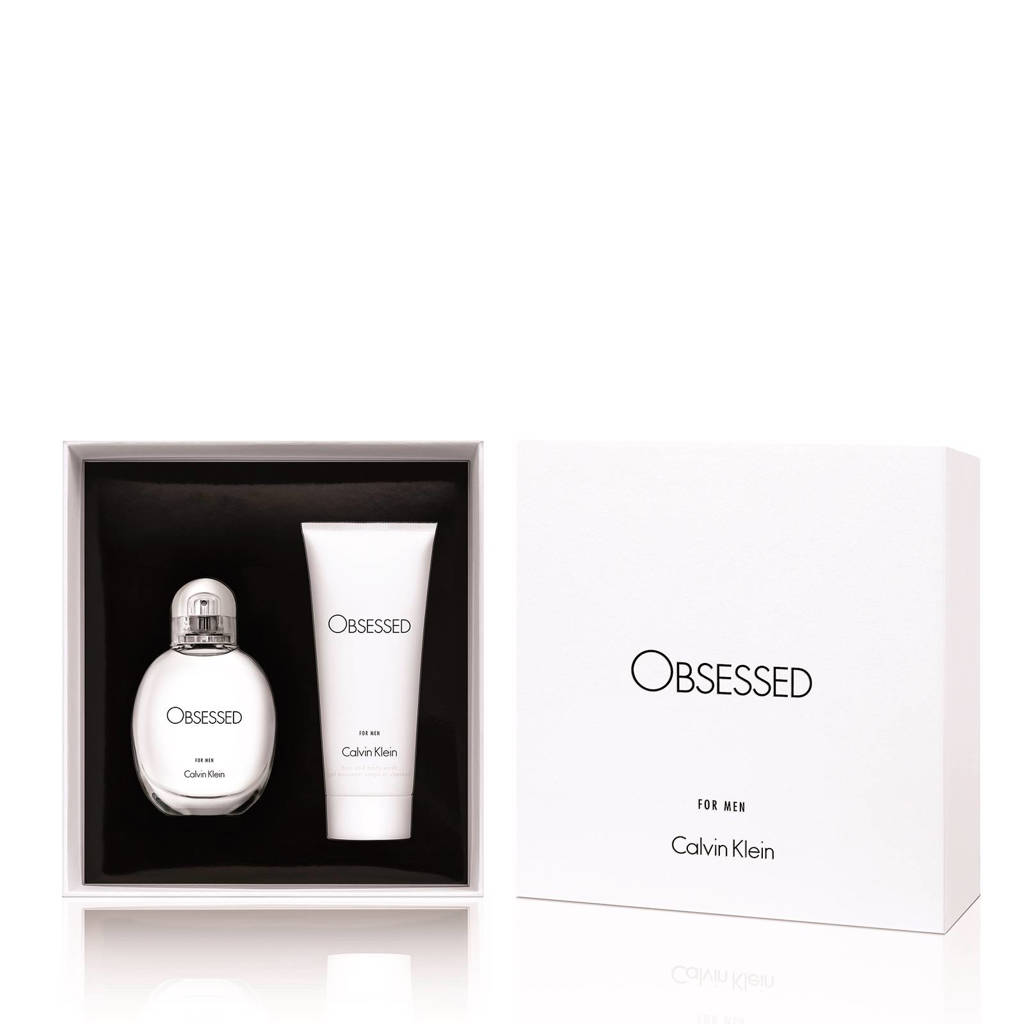Calvin Klein Obsessed for Men geschenkset Obsessed for Men edt 75 ml + bodywash 100 ml