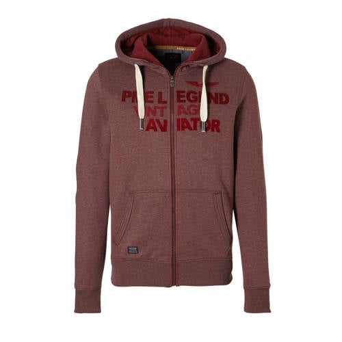 Pme Legend Sweatvest Met Tekst Donkerrood pme legend kopen in de aanbieding Pme Legend Sweatvest Met Tekst Donkerrood pme legend kopen in de aanbieding
