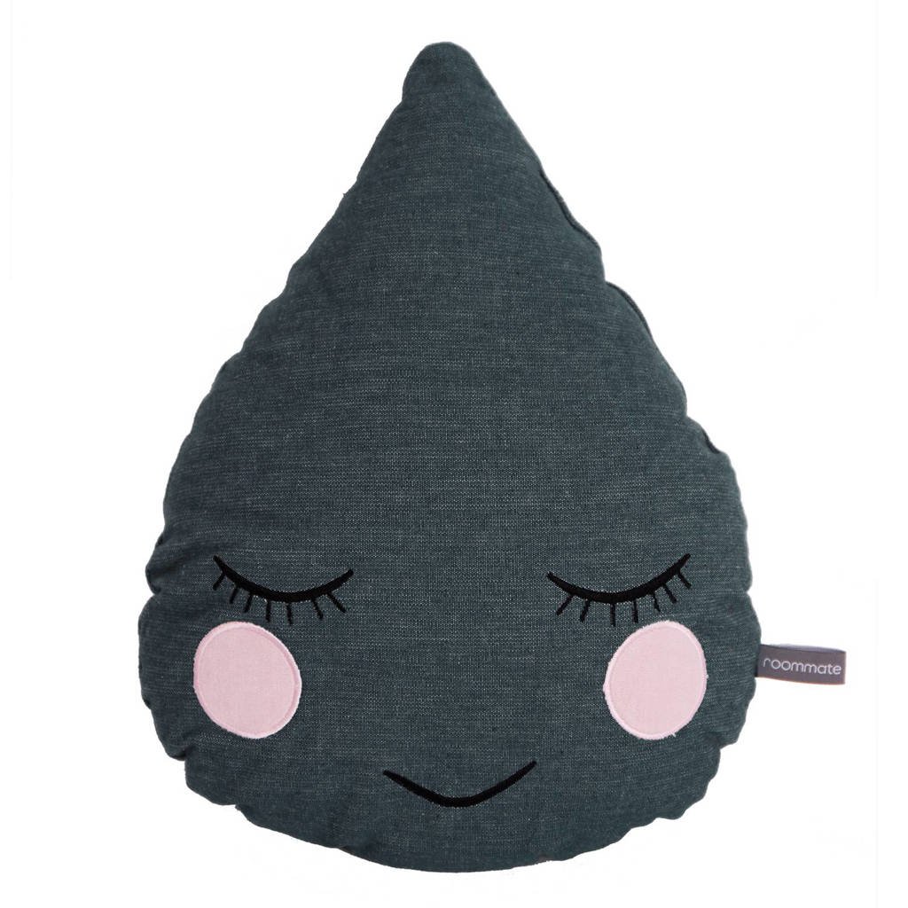 Roommate sierkussen Rain Drop (41x33 cm), Antraciet