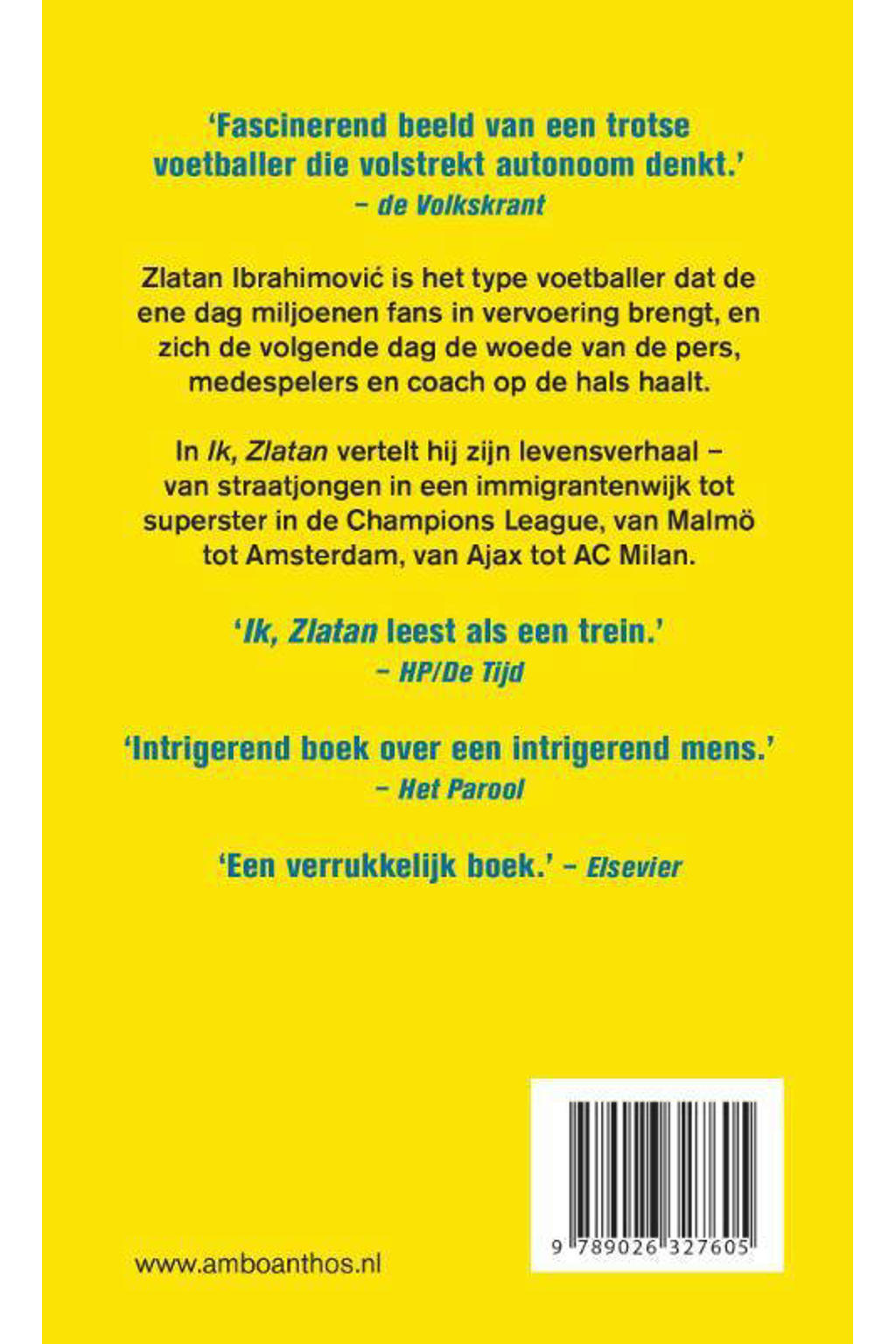 Zlatan Ibrahimovic en David Lagercrantz Ik, Zlatan wehkamp