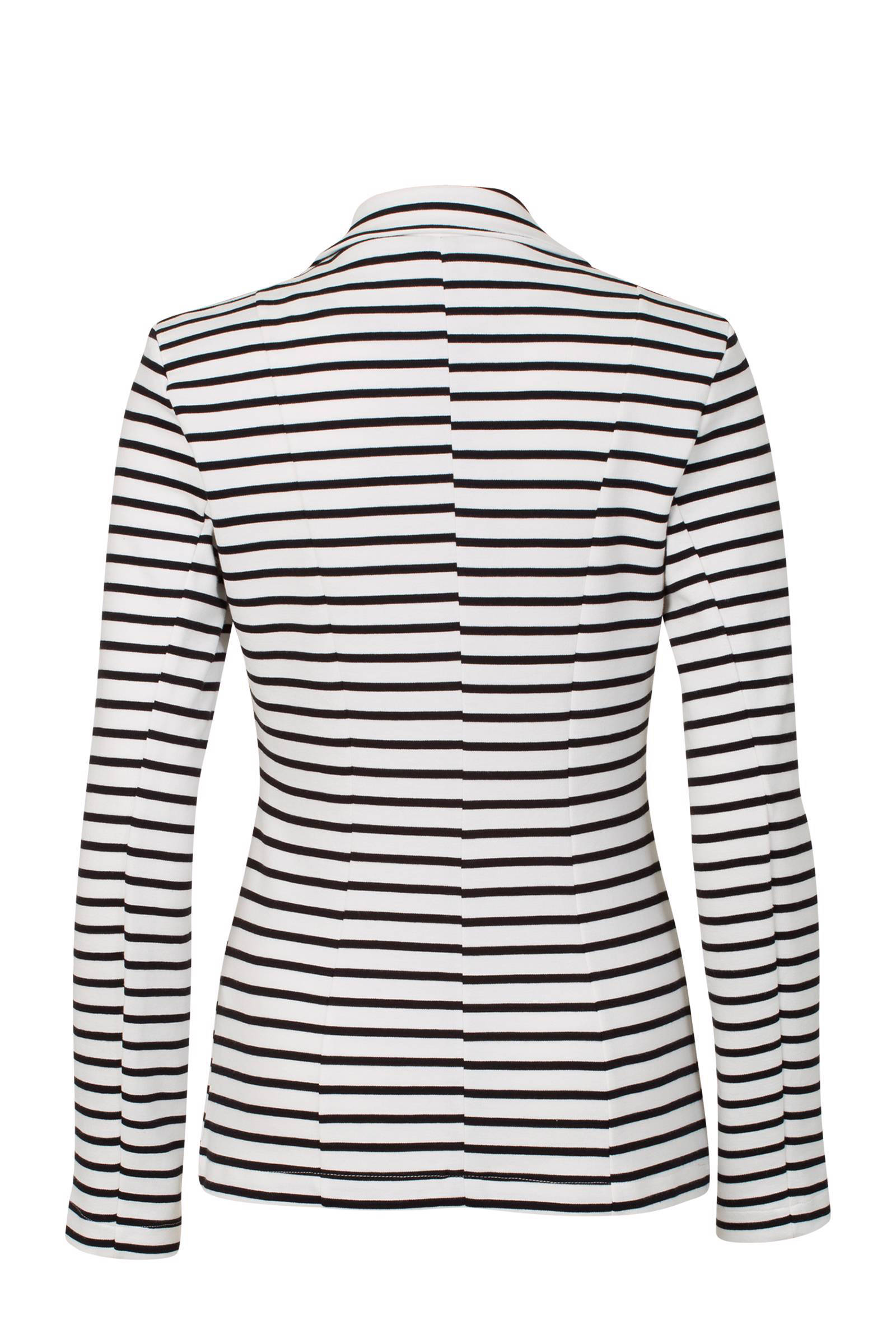 gestreepte blazer zwart gestreepte blazer zwart