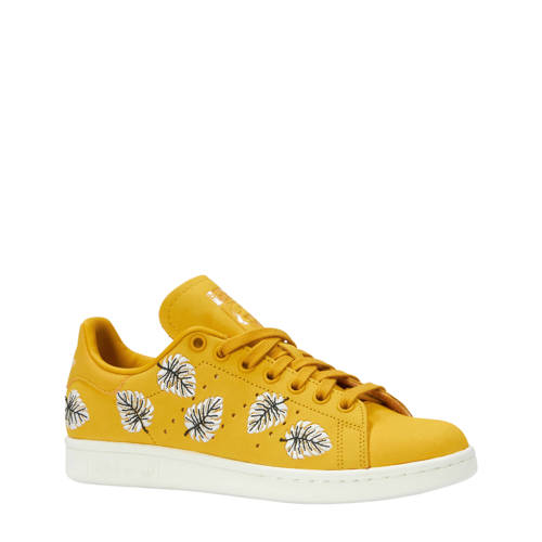 Adidas Originals Stan Smith Leren Sneakers Met Borduursels Okergeel adidas kopen in de aanbieding Adidas Originals Stan Smith Leren Sneakers Met Borduursels Okergeel adidas kopen in de aanbieding