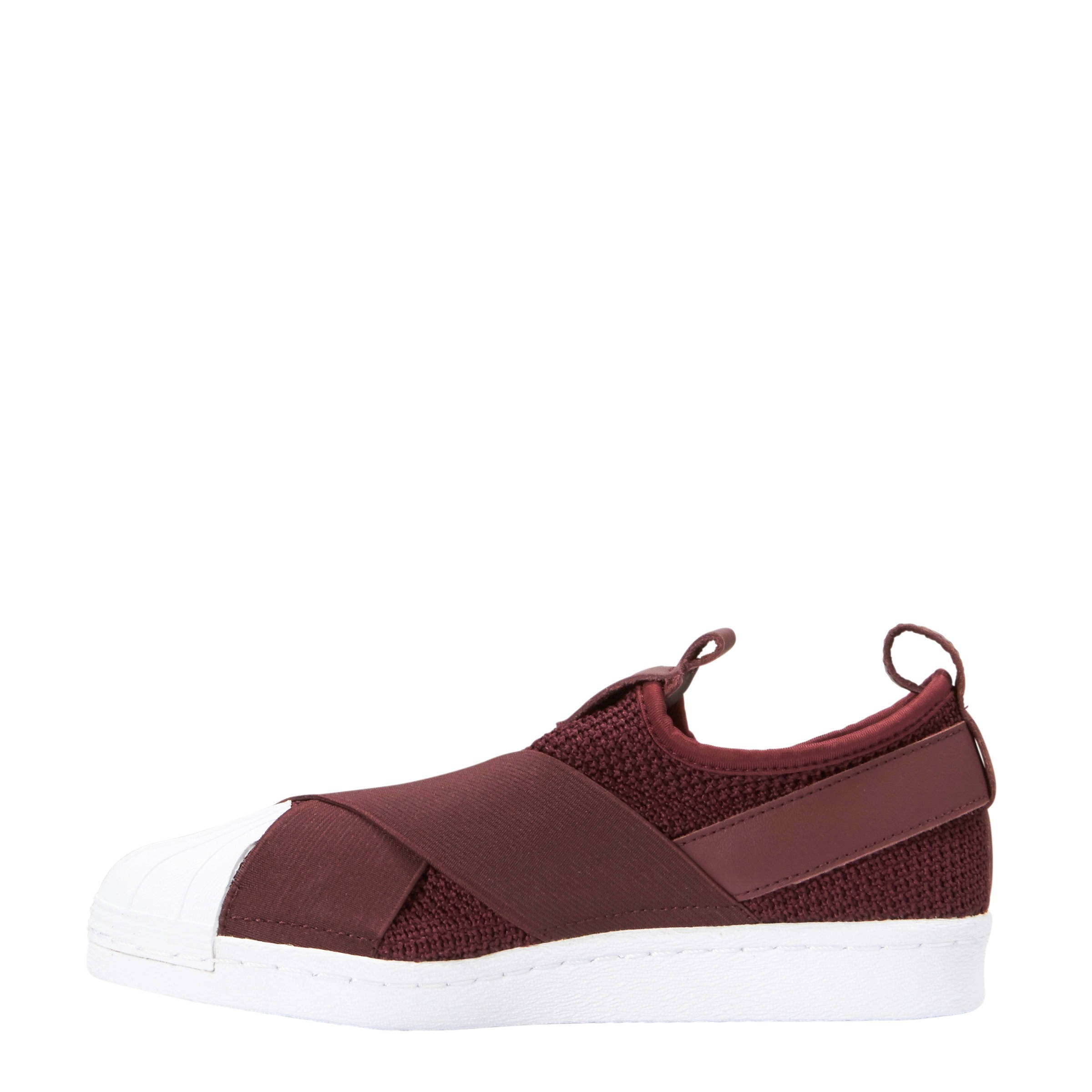 adidas superstar slip on heren rood