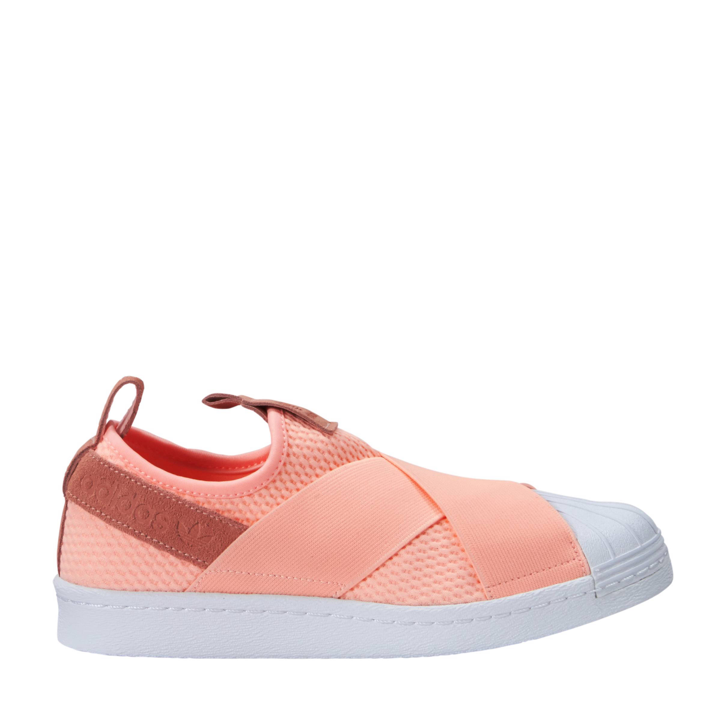 adidas superstar slip on roze