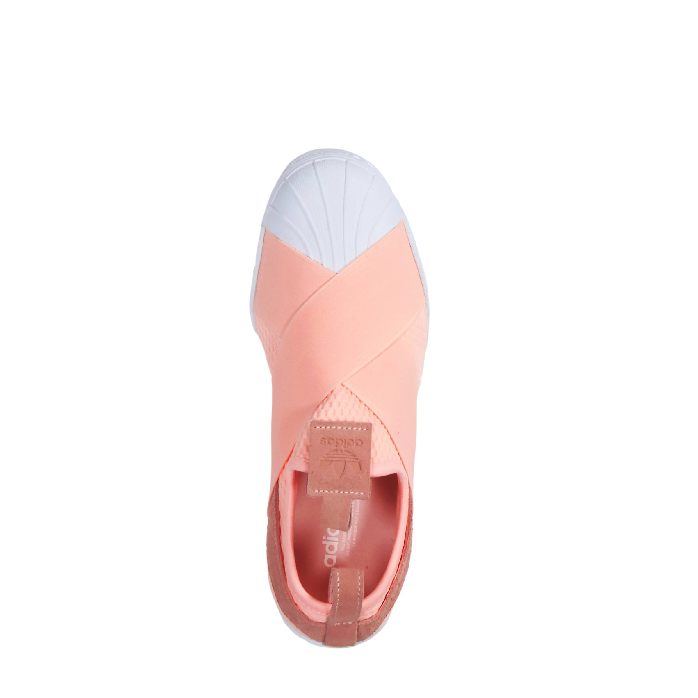 adidas superstar slip on roze