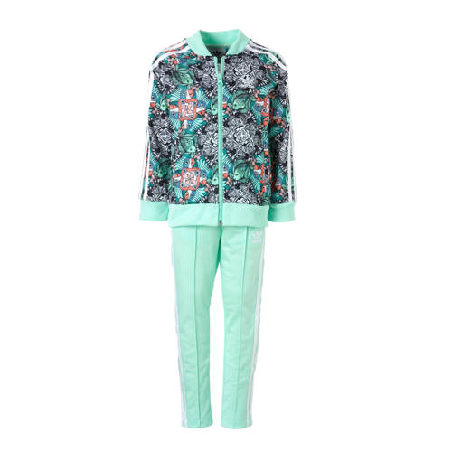 Adidas Originals Trainingspak Met All Over Print Mintgroen adidas kopen in de aanbieding Adidas Originals Trainingspak Met All Over Print Mintgroen adidas kopen in de aanbieding