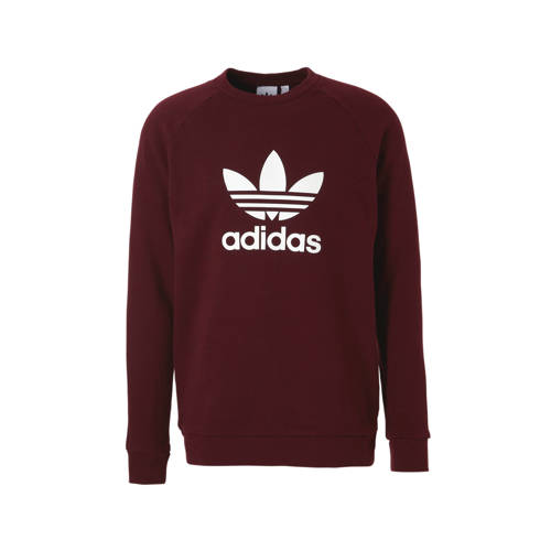 Adidas Originals Sweater Bordeauxrood adidas kopen in de aanbieding