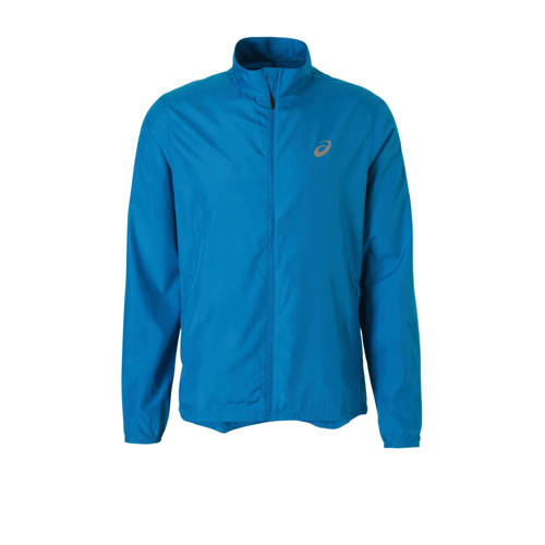 Asics Hardloopjack Blauw asics kopen in de aanbieding