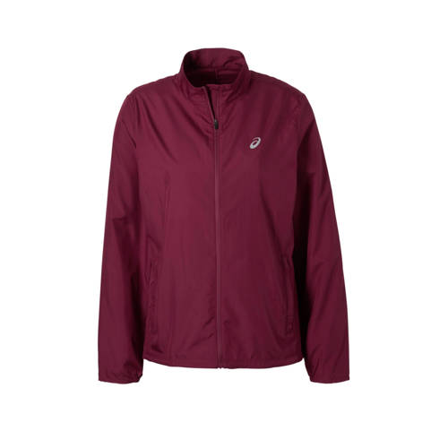 Asics Hardloopjack Bordeauxrood asics kopen in de aanbieding
