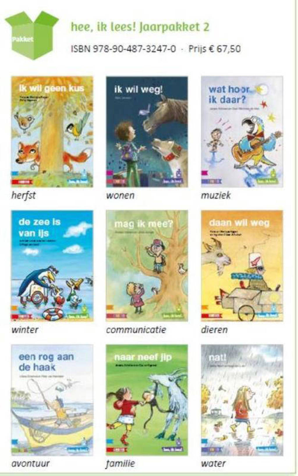 Hee, ik lees! jaarpakket 2 (9 titels)