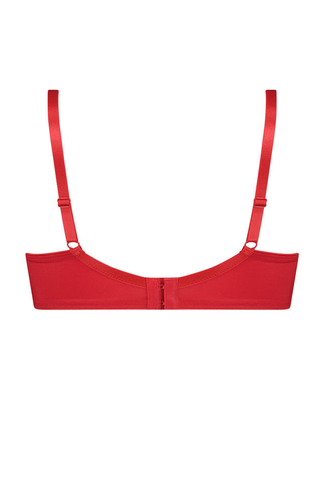 HUNKEMÖLLER Nina Minimizer Bra with Underwire, Not Preformed, Tango Red  [131723] : : Fashion