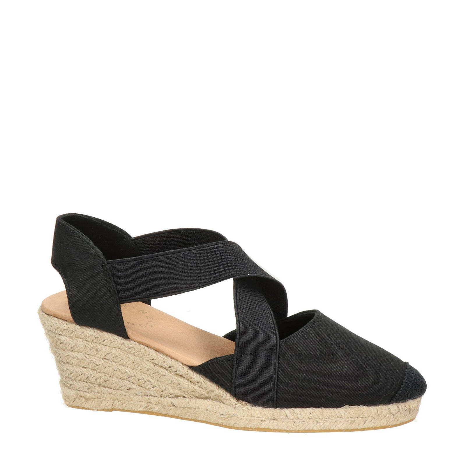 Nelson espadrilles zwart | wehkamp