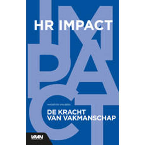 Hr Impact De Kracht Van Vakmanschap Maarten Beek huismerk kopen in de aanbieding Hr Impact De Kracht Van Vakmanschap Maarten Beek huismerk kopen in de aanbieding