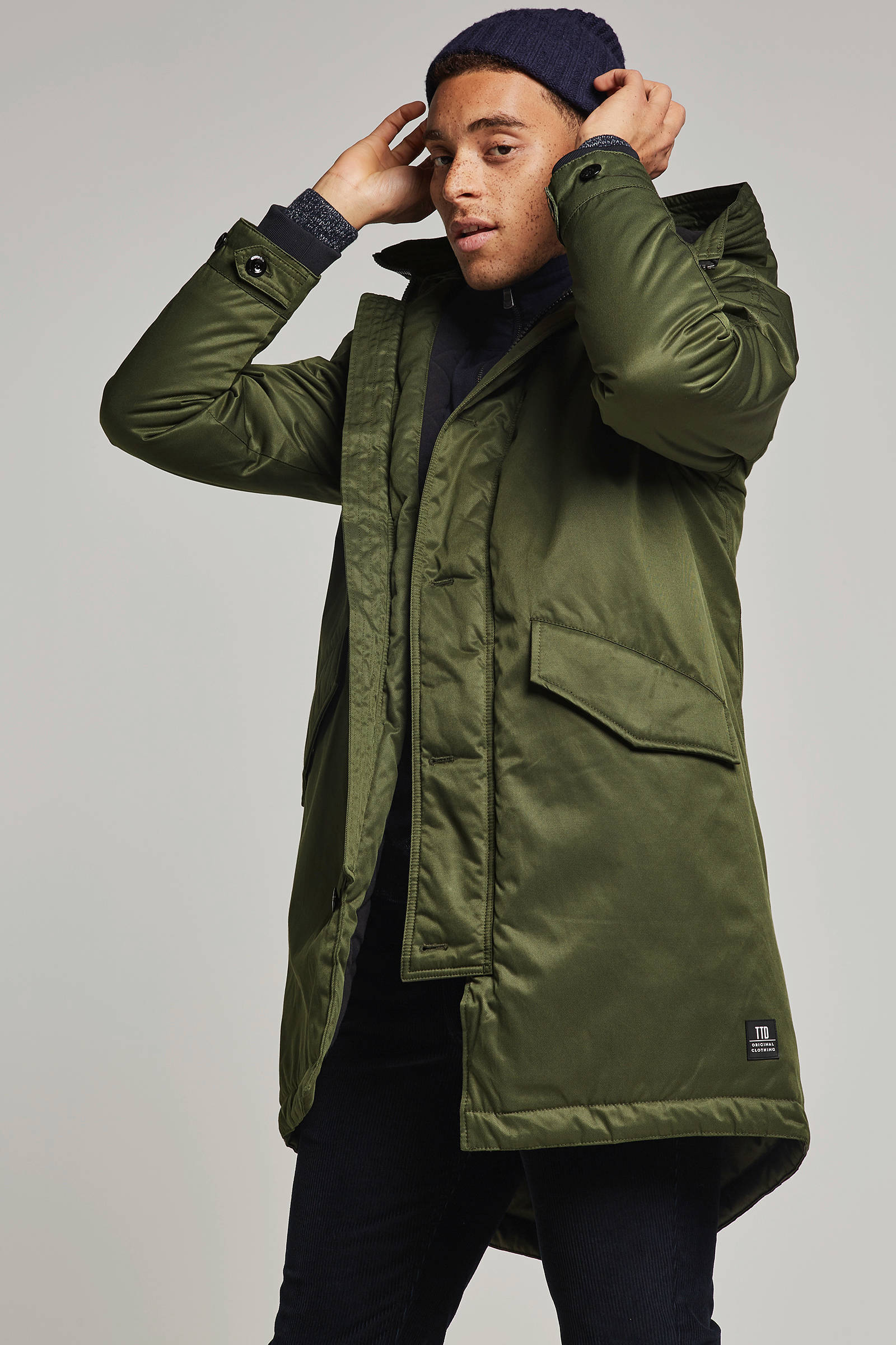 Tom Tailor Denim parka | wehkamp Tom Tailor parka groen | wehkamp