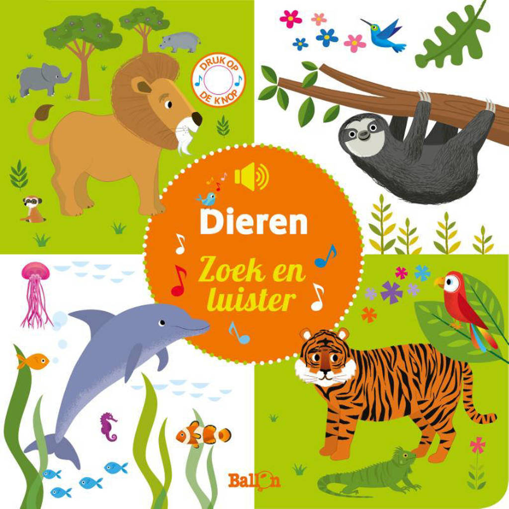 Geluidenboekjes: Zoek en luister: Dieren