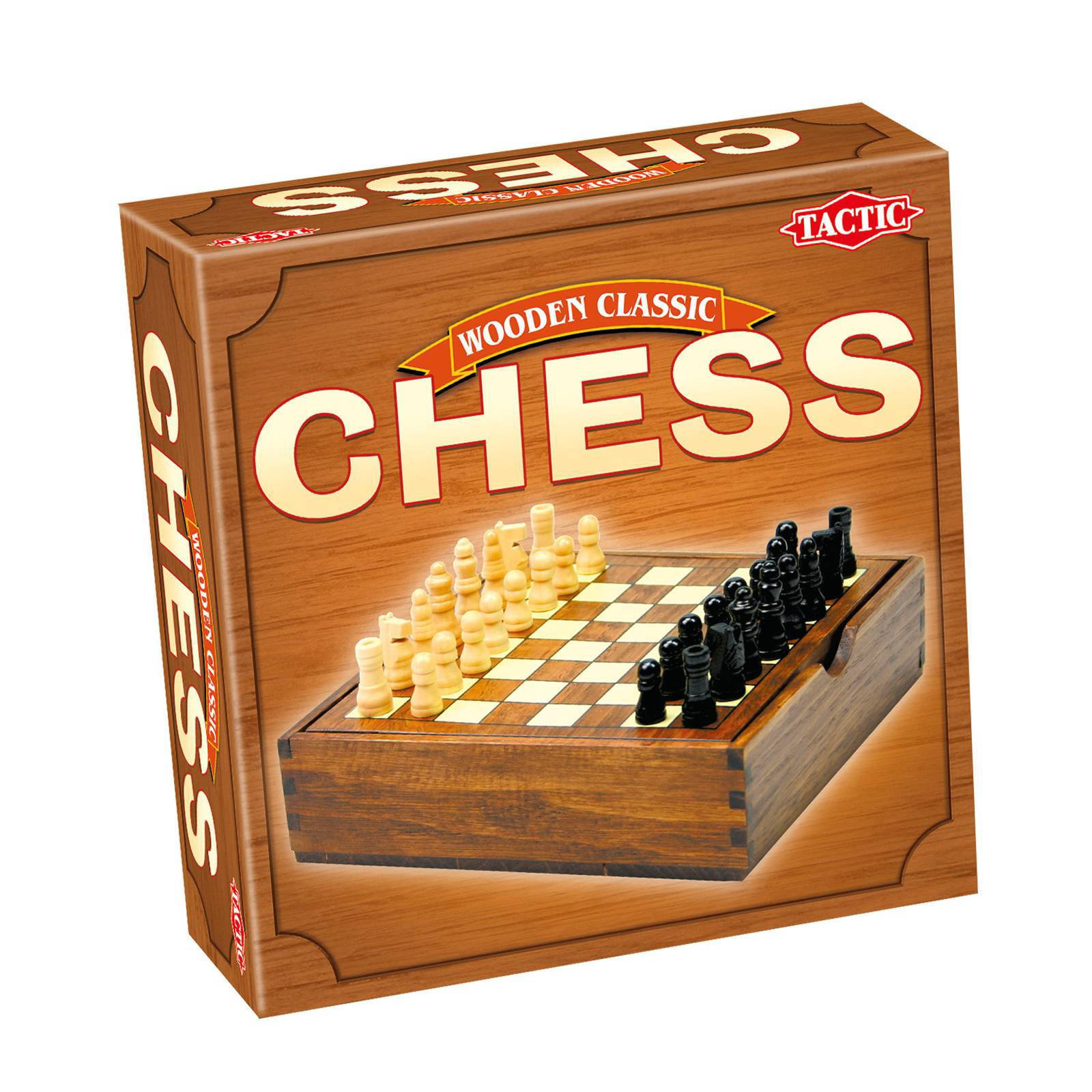Neuken teleurstellen rijk Tactic schaken classic hout denkspel - Klokken.shop