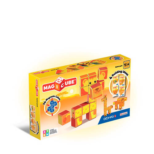 Geomag Magicube Safaripark Houten Blokpuzzel 14 Stukjes geomag kopen in de aanbieding Geomag Magicube Safaripark Houten Blokpuzzel 14 Stukjes geomag kopen in de aanbieding