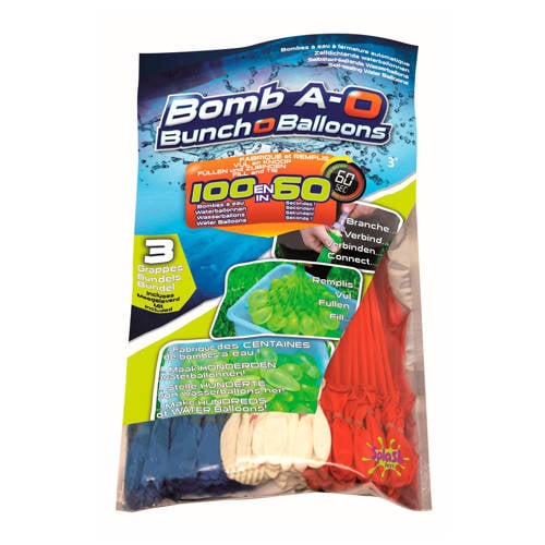Bunch O Balloons Waterballonnen 100 Stuks bunch o balloons kopen in de aanbieding Bunch O Balloons Waterballonnen 100 Stuks bunch o balloons kopen in de aanbieding
