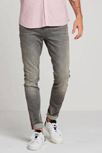 Petrol Industries slim fit jeans Nolan met riem grey, 9700 grey