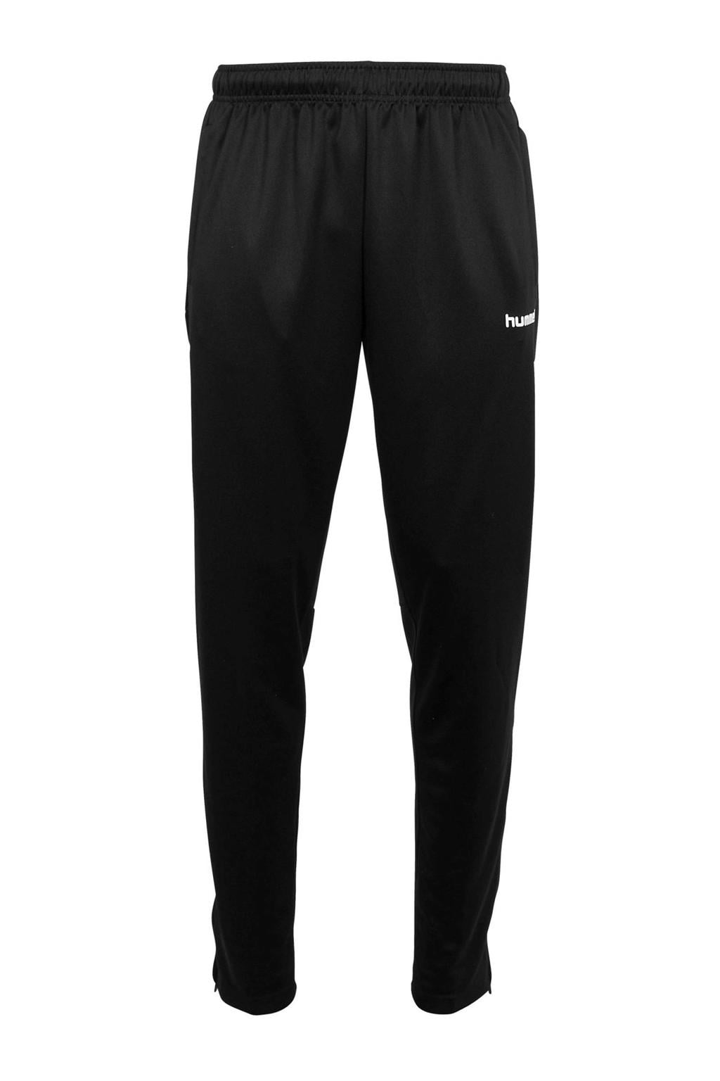 hummel Senior trainingsbroek Valencia zwart/wit