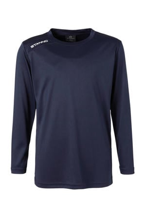 junior voetbalshirt donkerblauw