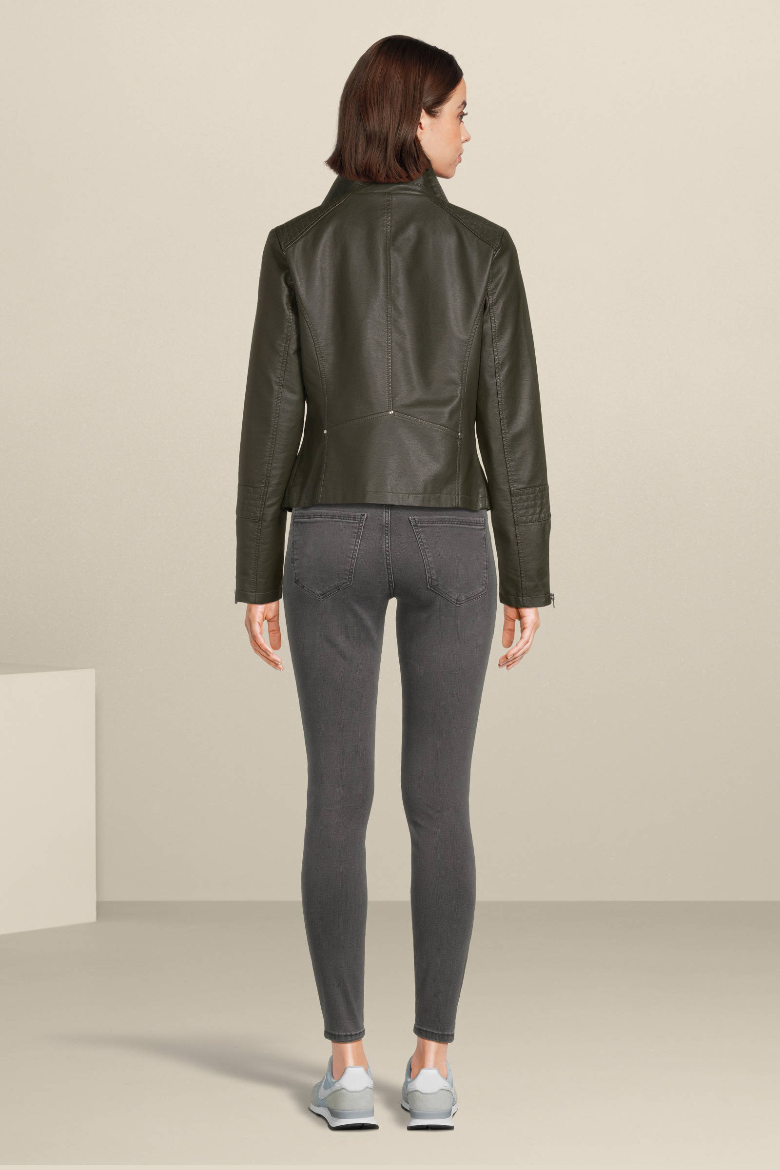 VMSOPHIA Taille haute Skinny Fit Jeans | Gris foncé | Vero Moda