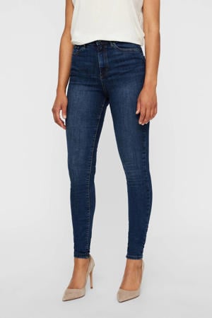 high waist skinny jeans VMSOPHIA medium blue denim